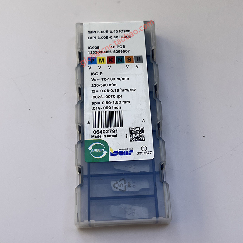 GIPI 3.00E-0.40 IC908伊斯卡数控刀片正品ISCAR刀具刀粒等订购