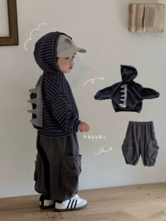 丸纸右子三个院小树梨春秋男女宝T恤牛仔裤卫裤外套(断码清仓)