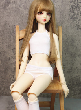 bjd衣服 3分系脖内衣套装 内衣内裤腿套 3件套 精品娃衣