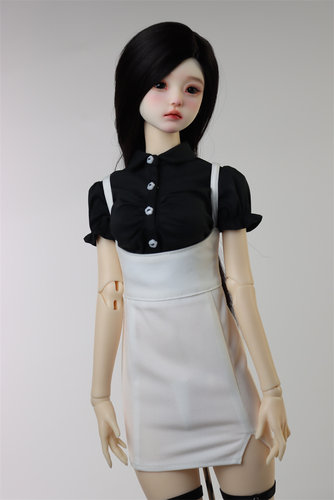 BJD娃衣BJD3分学院风甜辣制服裙