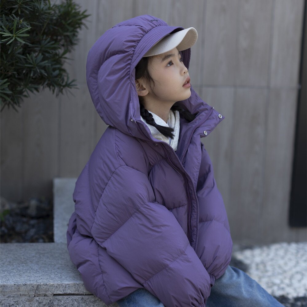 2025反季特价男女童羽绒服加厚保暖白鸭绒儿童连帽羽绒外套韩版