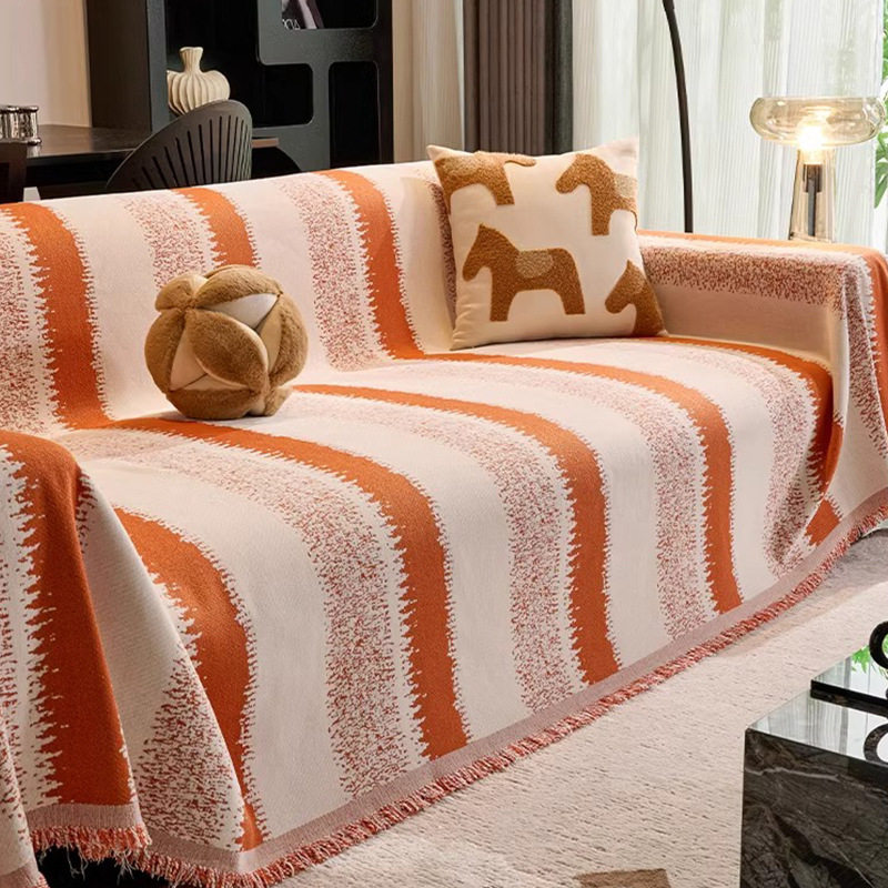 橘色沙发盖布新款冬沙发巾一整张全盖沙发垫四季通用靠背套罩巾,居家布艺,沙发垫,淘宝优惠券,粉丝福利购,淘宝优惠卷