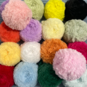 满五送一 1两50克皮草线柔软可贴身手工编织包包帽子围巾外套DIY