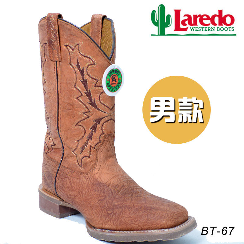 美国正品进口西部牛仔靴