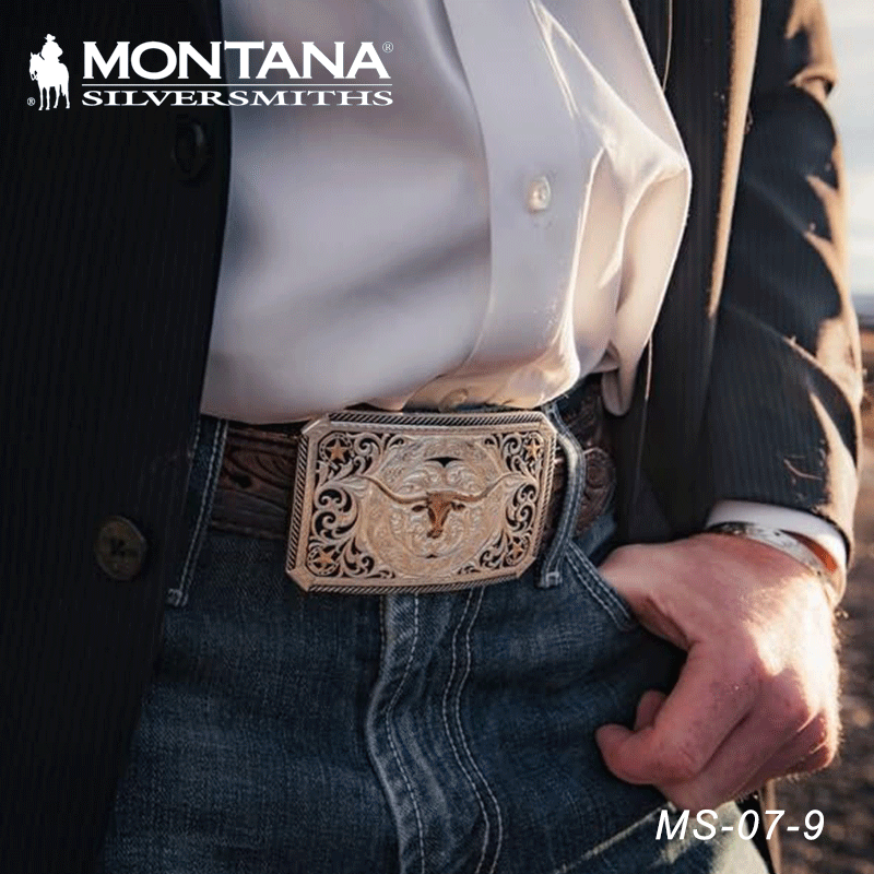 美国进口Montana西部牛仔腰带巴扣 皮带腰带巴扣牛仔装饰扣