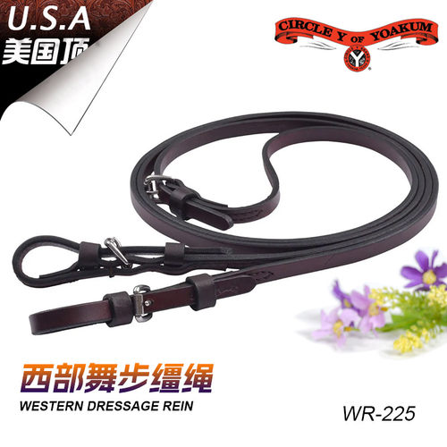 西式牛皮美国水勒缰马CircleY