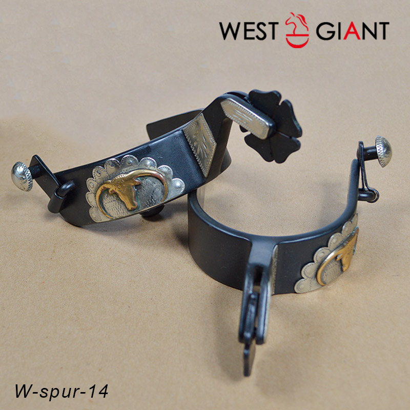 西式黑鋼男款巨人馬刺