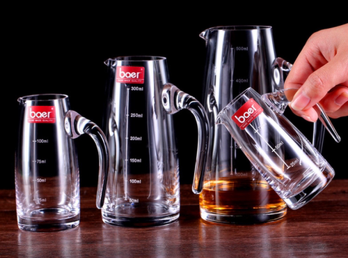 Baer无铅玻璃刻度醒酒器