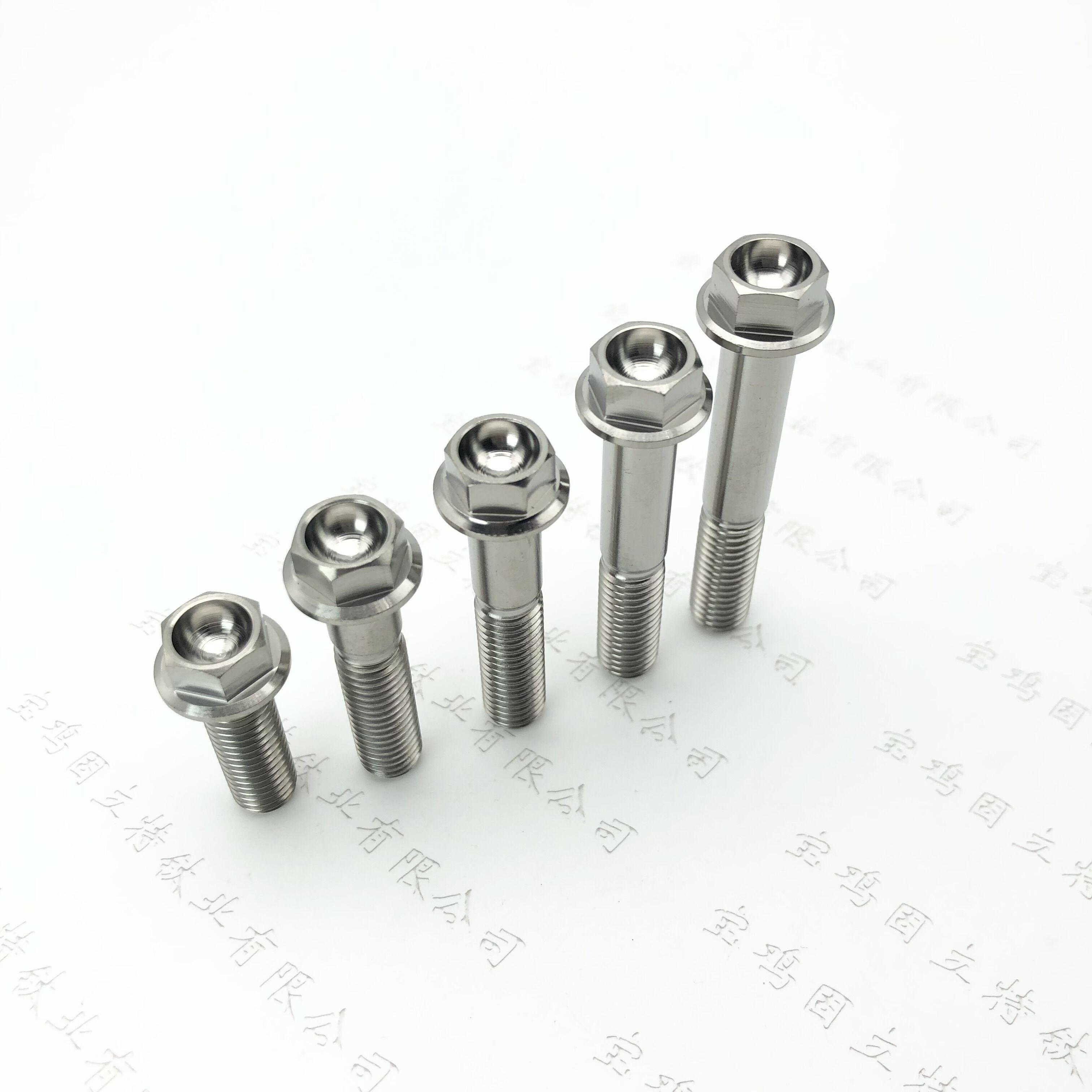 钛合金小法兰螺丝M8卡钳加长固定