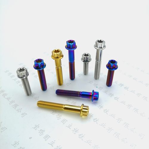 钛合金花头螺丝M6内外梅花