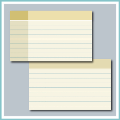 加厚新款复古美式索引卡文摘卡