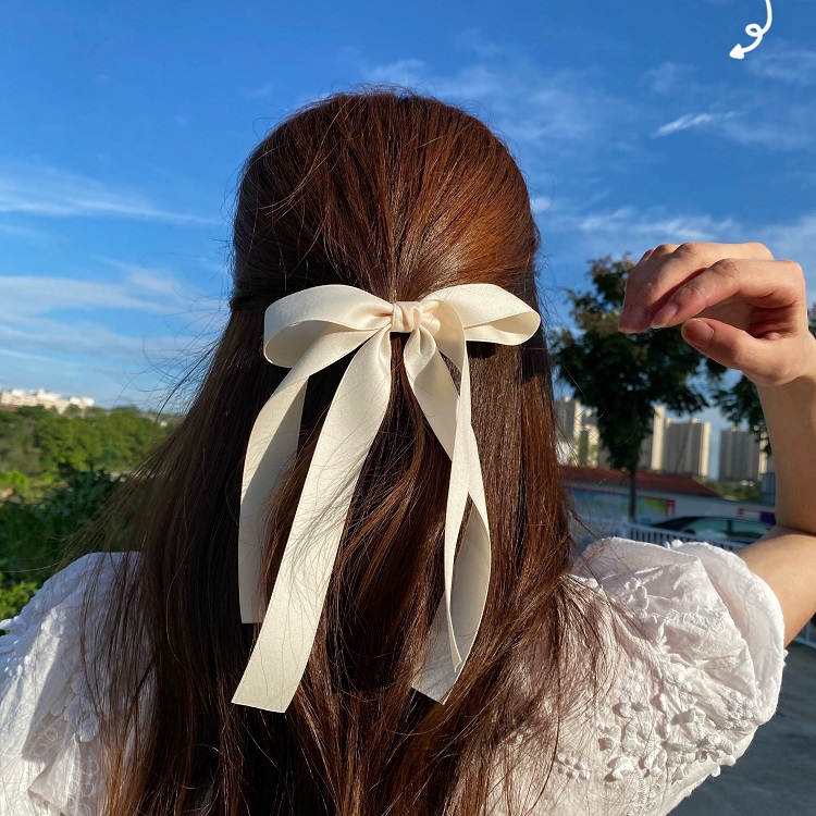 超仙女蝴蝶结网红头绳顶夹发饰