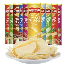 乐事薯片罐装90g原味番茄烤肉多口味膨化食品办公室网红休闲 零食