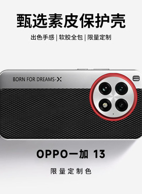 适用于一加13手机壳一加13素皮oneplus1+13相机款pc电镀防摔保护套商务时尚轻薄手感耐脏防摔