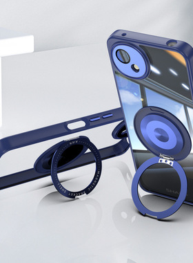 适用于夏普AQUOSSense9手机壳手机壳嘀嗒360支架AQUOS wish4无线磁吸五金Wish5保护套全包防摔防指纹