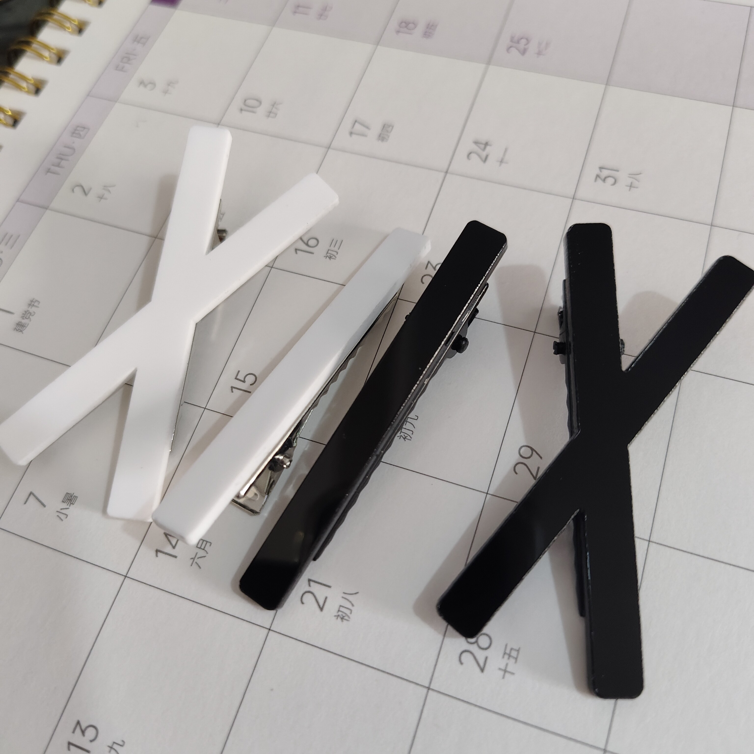 小乔cos音你心动交叉黑色刘海发饰