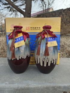 即墨牌即墨老酒窖藏十年1.5升坛装中华老字号焦香型传统黄酒正宗