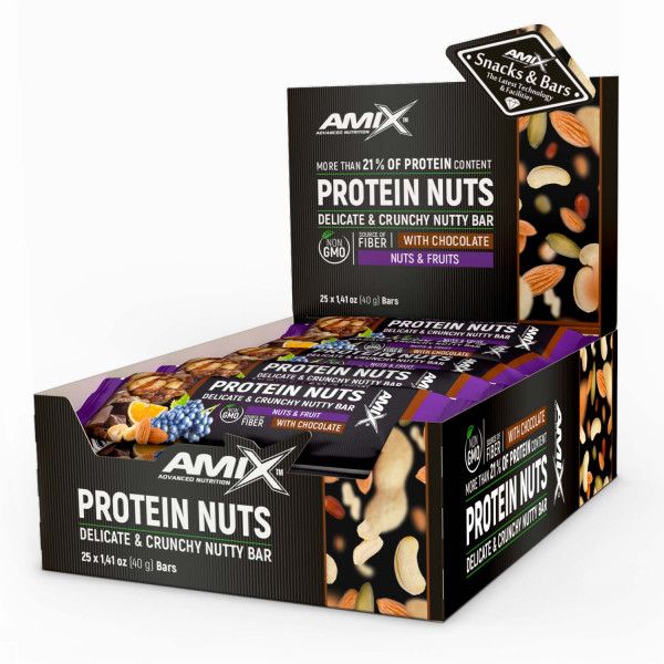AMIX  Imported Nut Protein Bar  Whey High Protein Bar蛋白棒