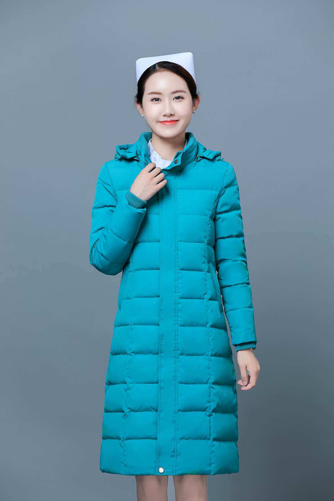 樱花遇医用棉衣护士服羽绒服