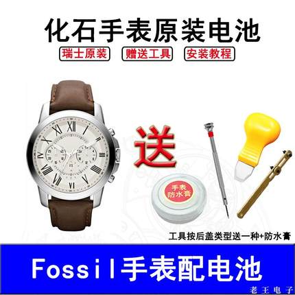 适用于FOSSIL手表纽扣电池 瑞士原装化石ES FS JR BQ AM系列电子