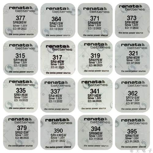 适用Renata373手表电池SR916SW适用欧米茄海马浪琴瑰丽律雅RADO卡