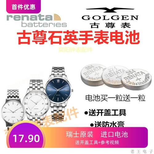 适用适用于GOLGENGN9152M/9058L/9143M瑞士进口纽扣电子
