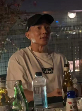 MMW眼睛限定圆领纯棉短袖T恤男汗衫内搭青春流行休闲打底OVERSIZE