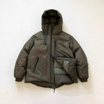 Nanga×Engineered Garments联名日潮系防水机能高蓬连帽羽绒服