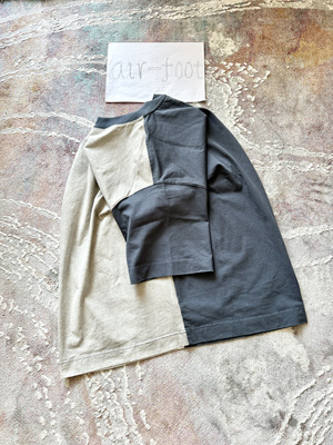 undercover SW3前后拼接宽松男短袖OS打底休闲全棉圆领潮流t恤