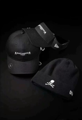 现货 mastermind WORLD x NEW ERA 24SS MMJ 联名 骷髅刺绣鸭舌帽