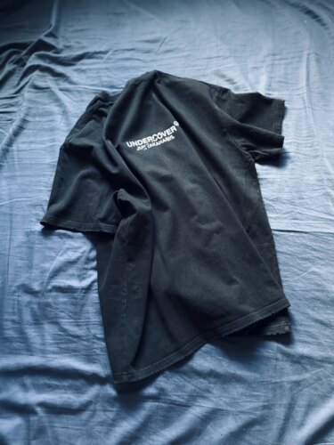 Undercover Don’t重磅全棉重水洗破坏短袖T恤经典口号夏天上衣
