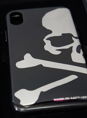 Mastermind World x MARBLED CAT手机壳iPhoneX/XS潮牌骷髅头软壳