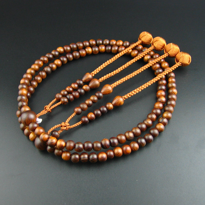 妙莲花日本御念珠真言宗东密唐密108颗栴檀数珠小田卷房包邮