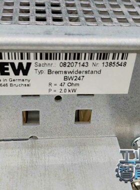 询价SEW制动电阻，型号BW247，2.0KW，全新！绕线电阻器