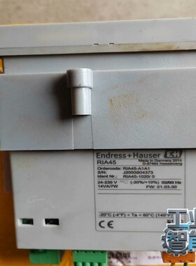 询价~E+H 过程测控仪 RIA45-A1A1  通电如图。