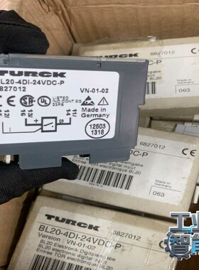 询价~图尔克BL20-4DI-24VDC-PTURCK数字输入模块