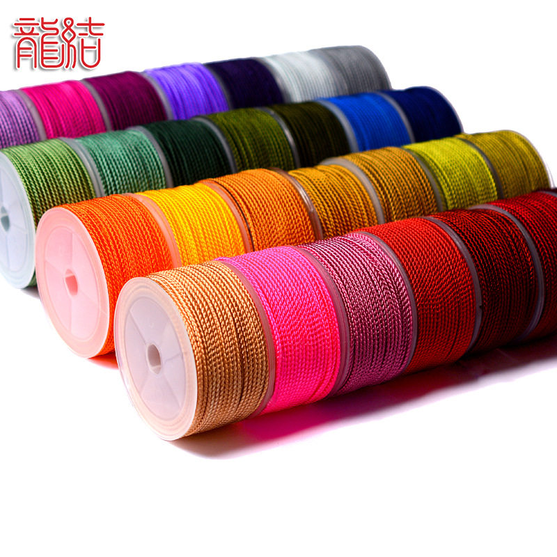 龙结龙鳞线项手链绳DIY手工编织线材2MM粗中国结材料多色厂家首饰