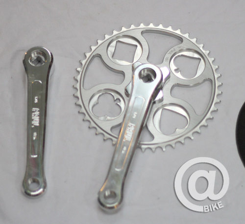 @BIKE FIXED GEAR 美国PAUL精工制造扑克牌单速 自行车牙盘 银48T