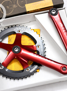 @BIKE FIXED GEAR MICHE 场地牙盘 46T 红