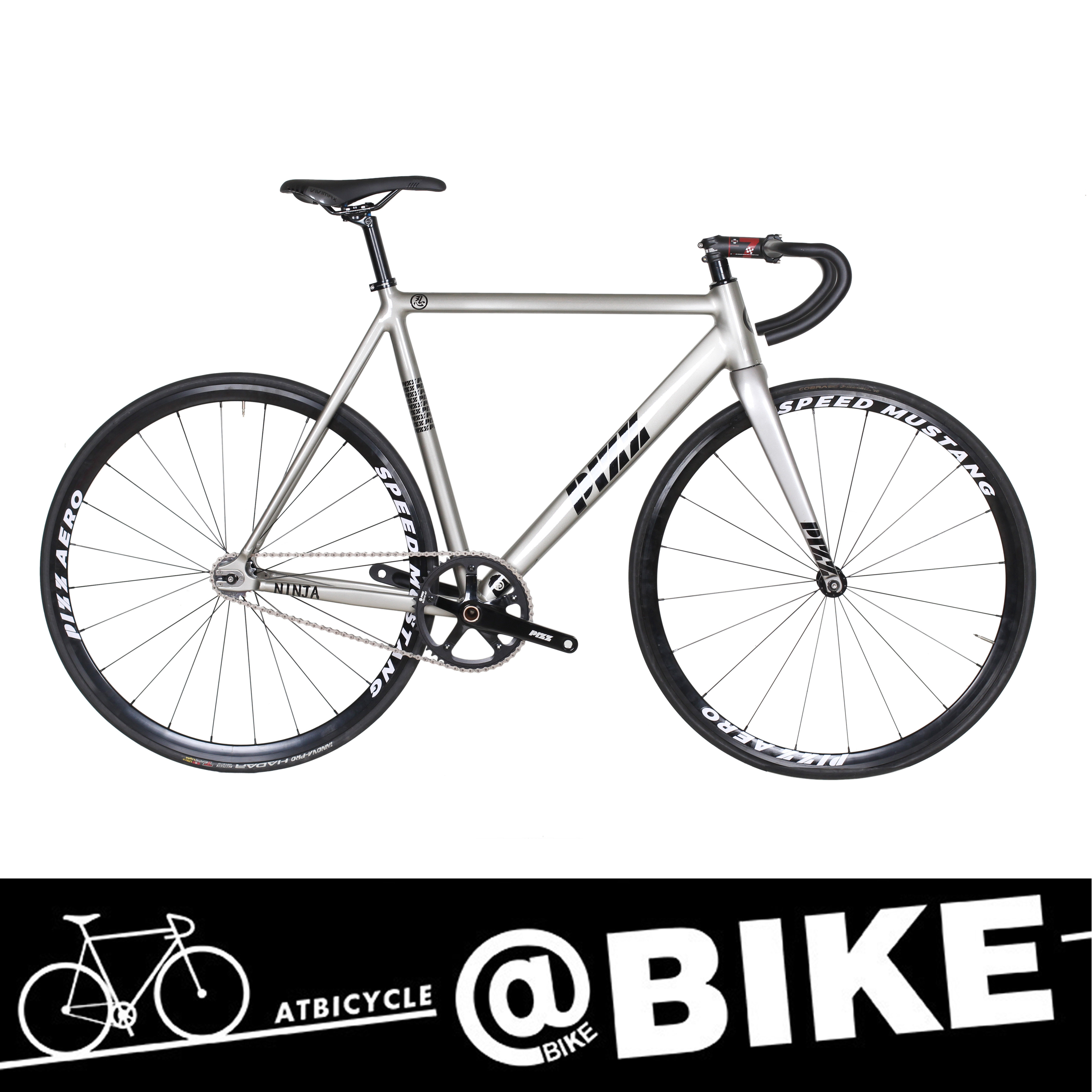 @BIKE正品澳大利亚PIZZ ninja 单速场地死飞自行车铝合金车架整车