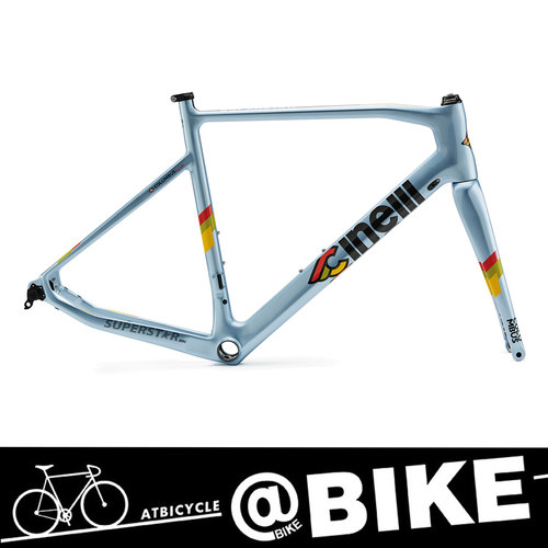 @BIKE意大利新款CINELLI SUPERSTAR 碳纤维公路自行车碟刹车架组