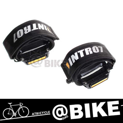 intro7束带脚踏 死飞竞速动作脚踏 自行车束带脚套 狗嘴脚套