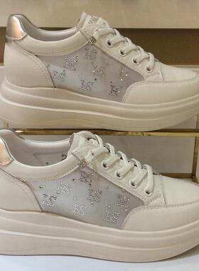 哈森HARSON正品2025新款春秋季轻质舒适百搭休闲女单鞋HCS250302