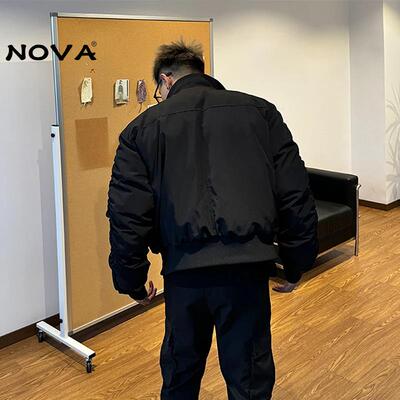 【意大利高端潮牌】夹克棉服冬季立领棉衣保暖加厚夹棉二棉袄外套