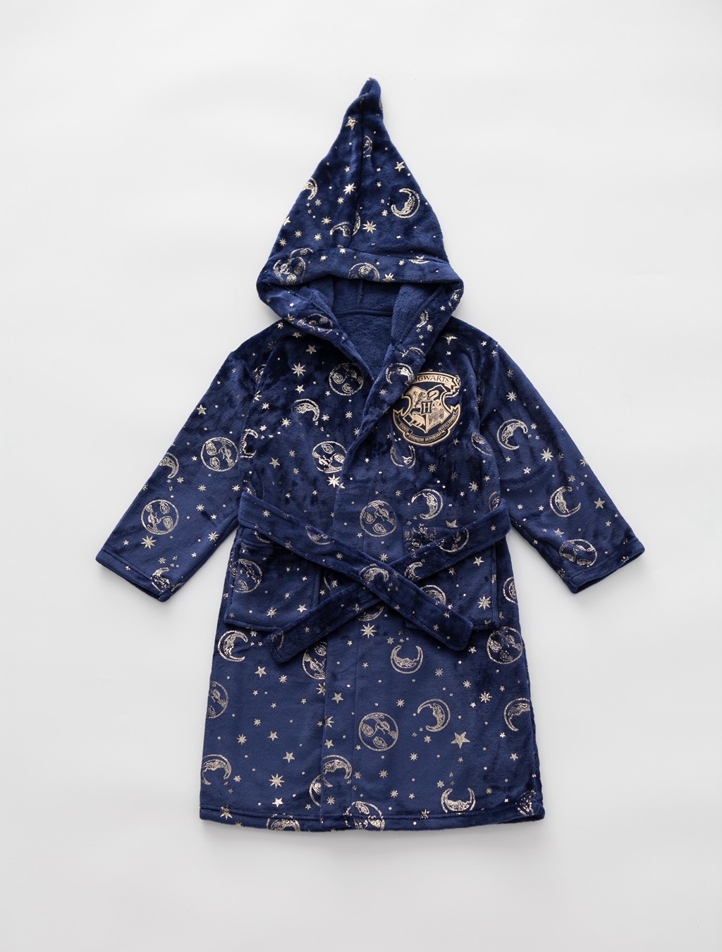 Harry Potter Magic gowns Gilding Xingyue Flannel children Autumn and winter Home Furnishings Bathrobe robe Navy Bluein the Children/Baby/Family fitted , Children tracksuit , Bathrobes  category - from Buy2taobao.com to provide professional Taobao agent buy service