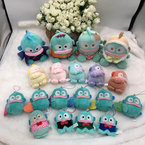现货三丽鸥汉顿丑鱼怪毛绒公仔