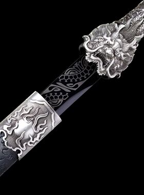 龙泉宝刀手工锻打绣春刀一体唐横刀冷兵器装饰武侠工艺品未开刃