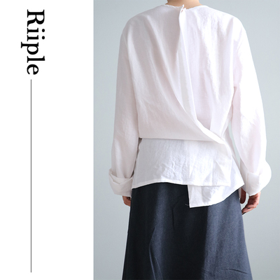 Riiple极简侧扣两穿衬衫
