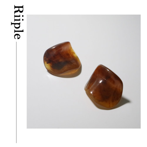 流线型耳环Riiple简约女