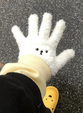 冬季触屏加绒防风骑行手套